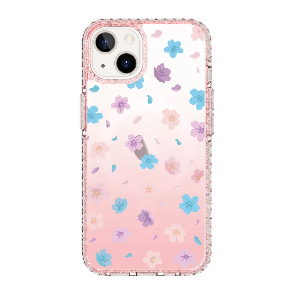5136-iphone-13-golden-case-magsafe-compatible-pink-glitter