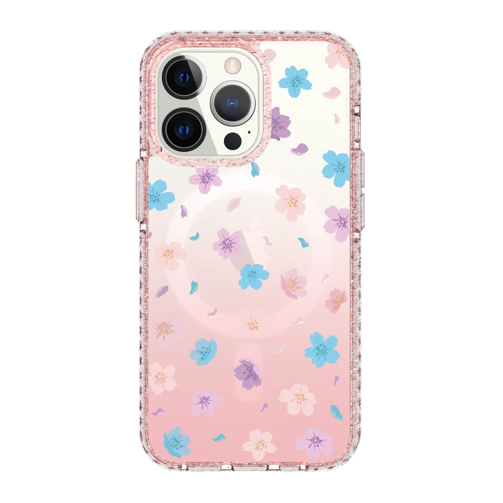 5136-iphone-13-pro-golden-case-magsafe-compatible-pink-glitter