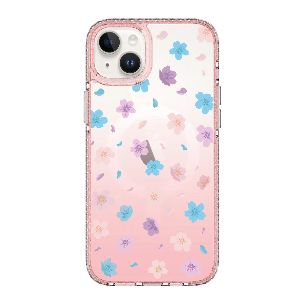 5136-iphone-14-plus-golden-case-magsafe-compatible-pink-glitter