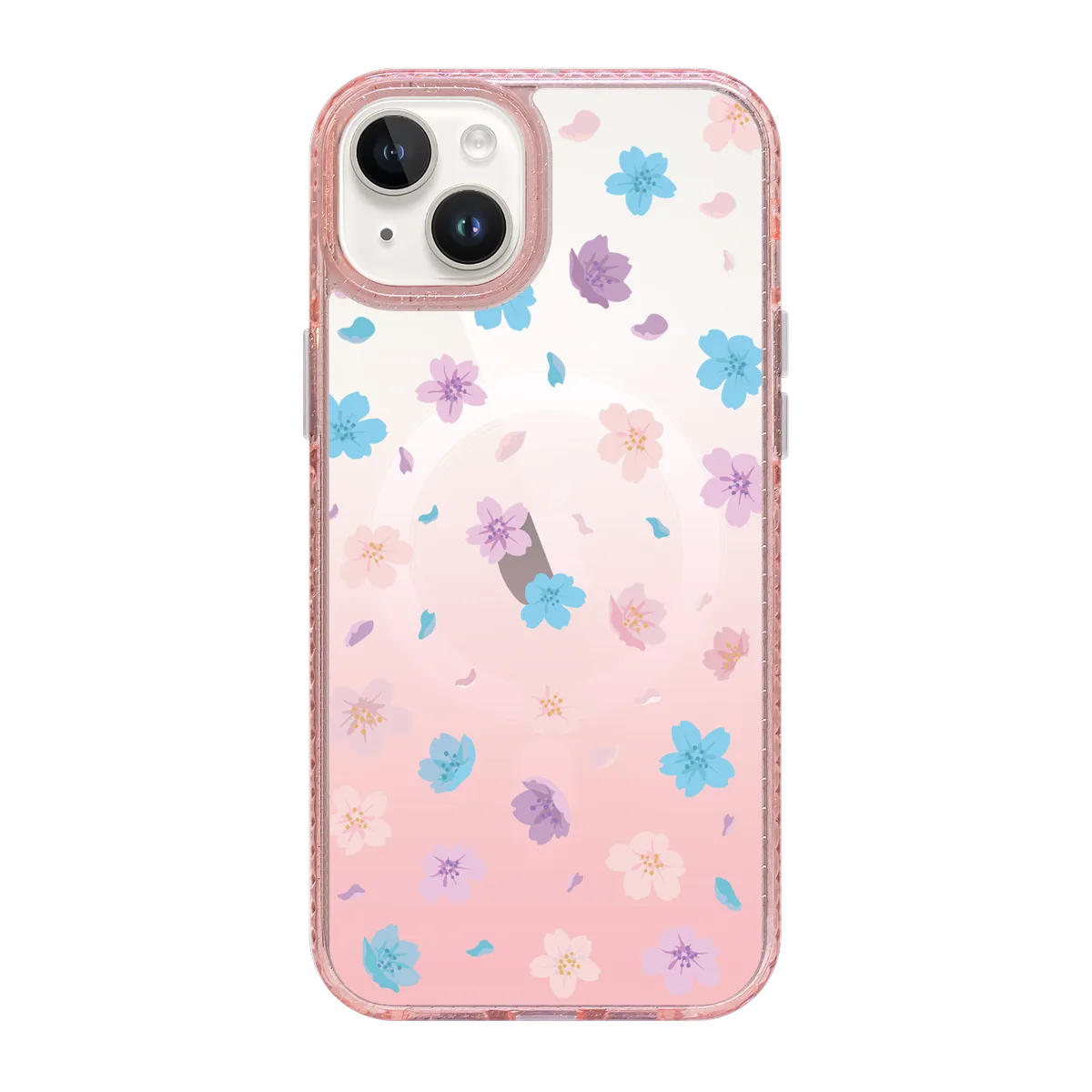 5136-iphone-15-plus-golden-case-magsafe-compatible-pink-glitter