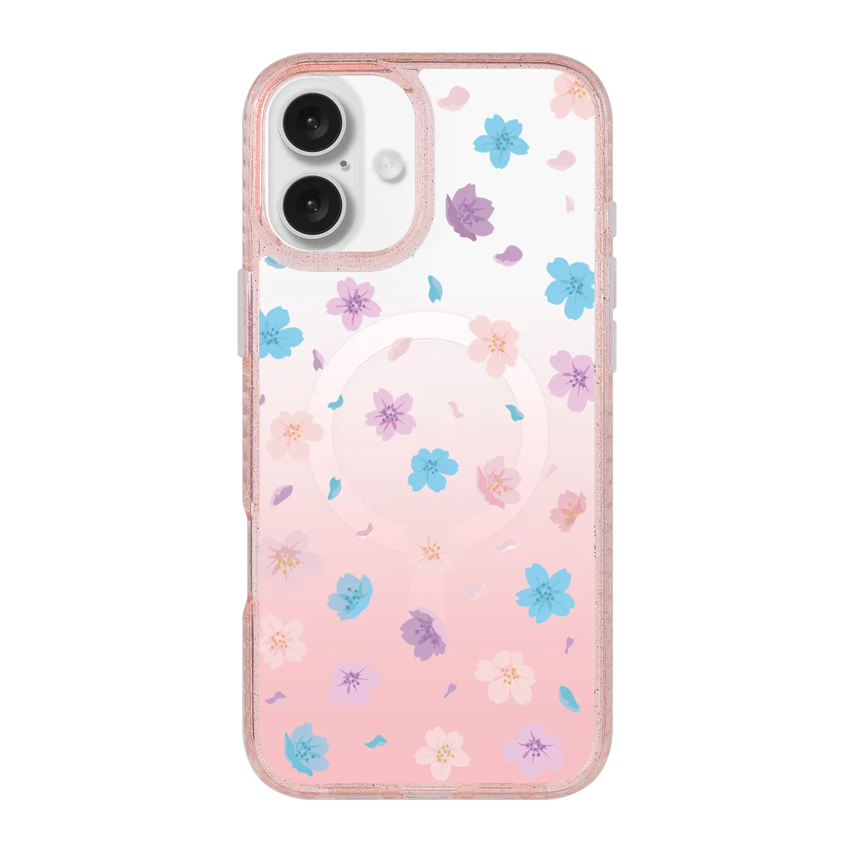 5136-iphone-16-plus-golden-case-magsafe-compatible-pink-glitter