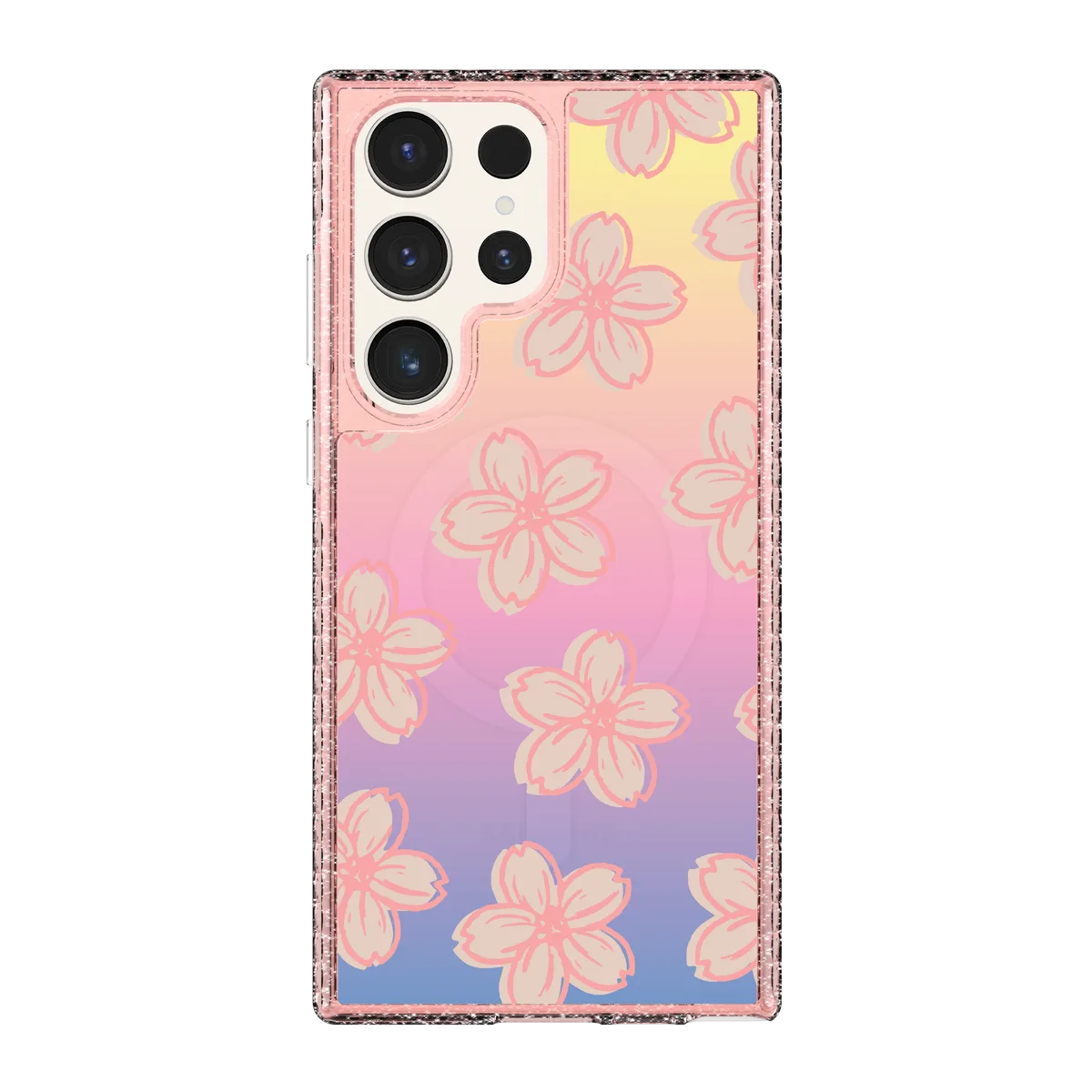 5138-galaxy-s23-ultra-golden-case-magsafe-compatible-pink-glitter