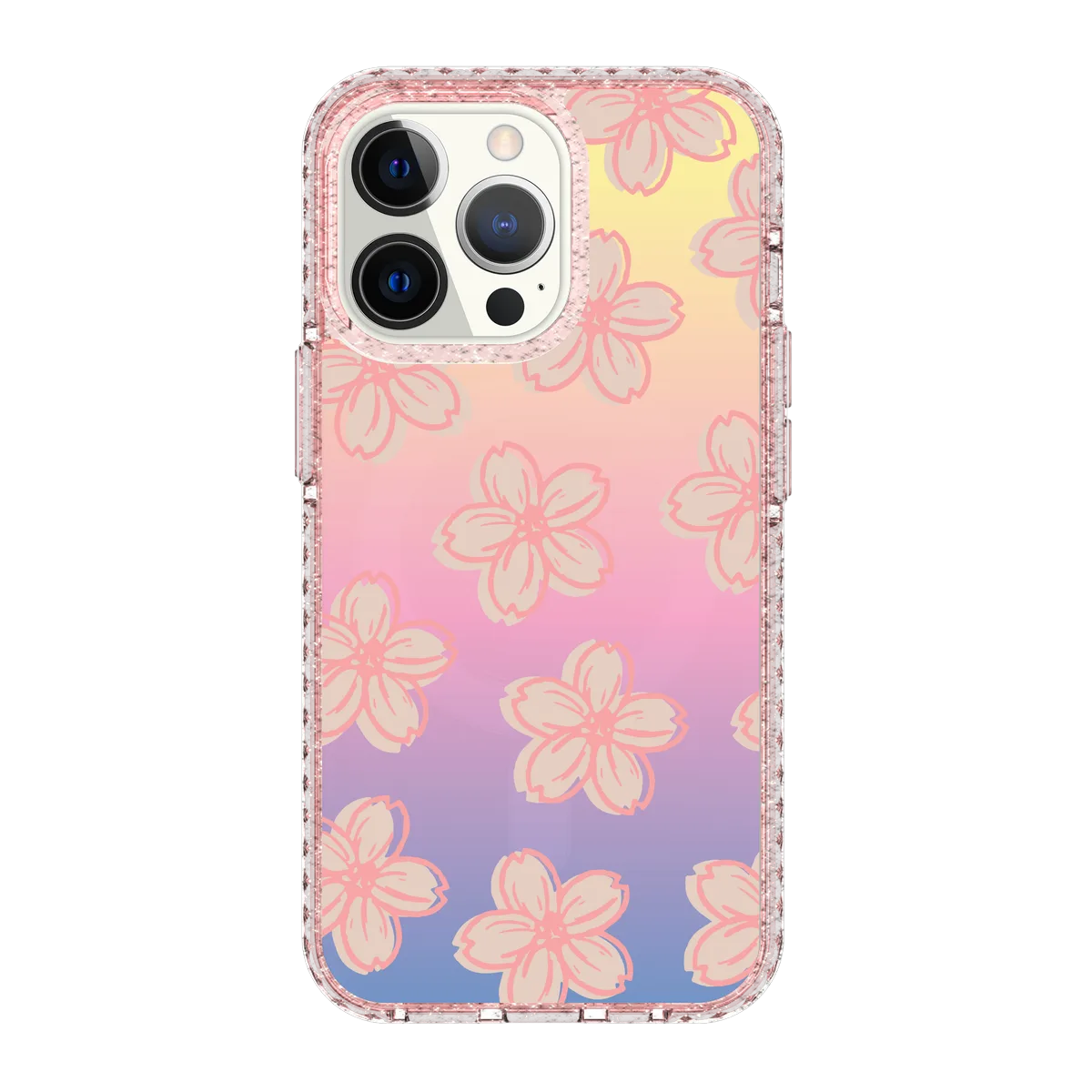 5138-iphone-13-pro-golden-case-magsafe-compatible-pink-glitter