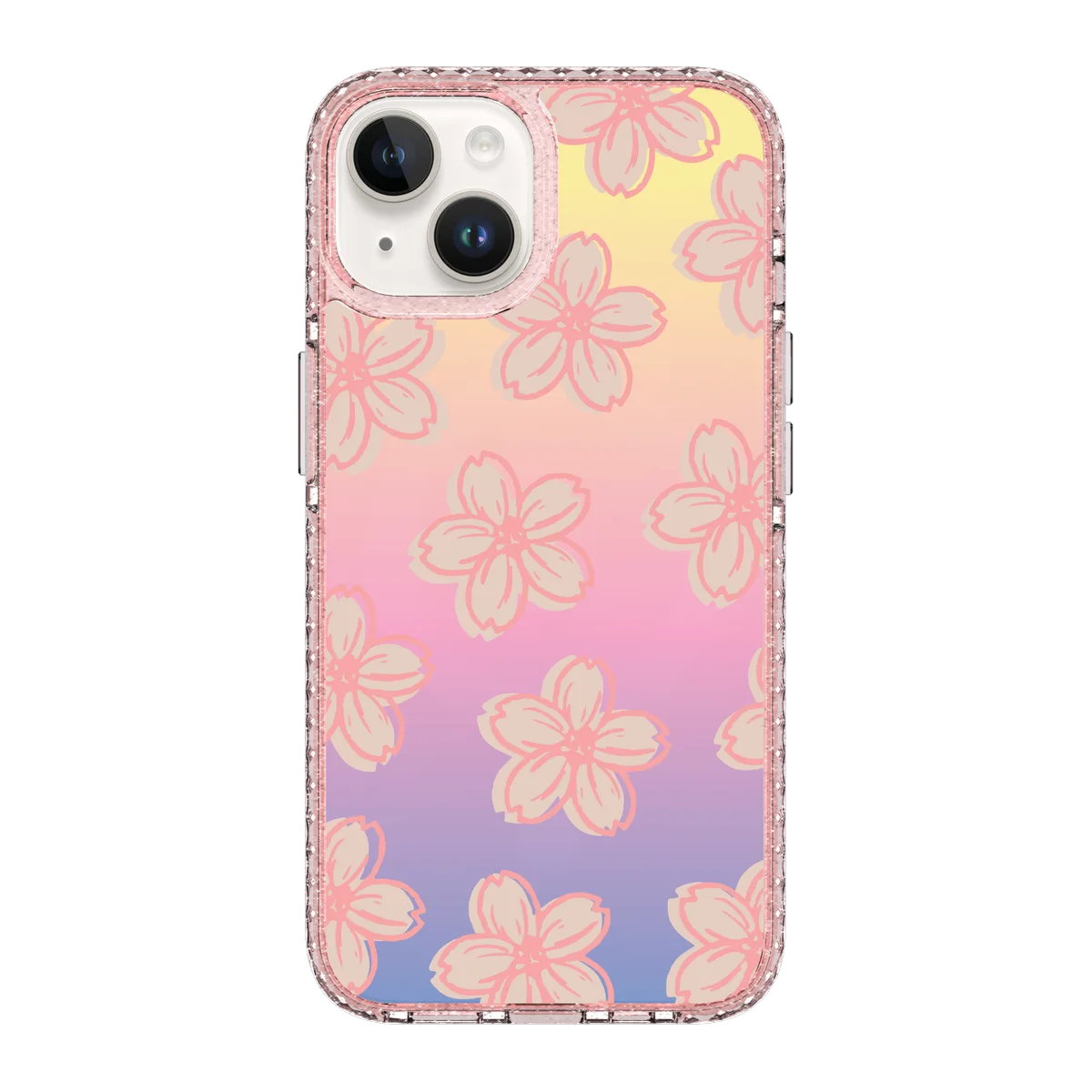 5138-iphone-14-golden-case-magsafe-compatible-pink-glitter