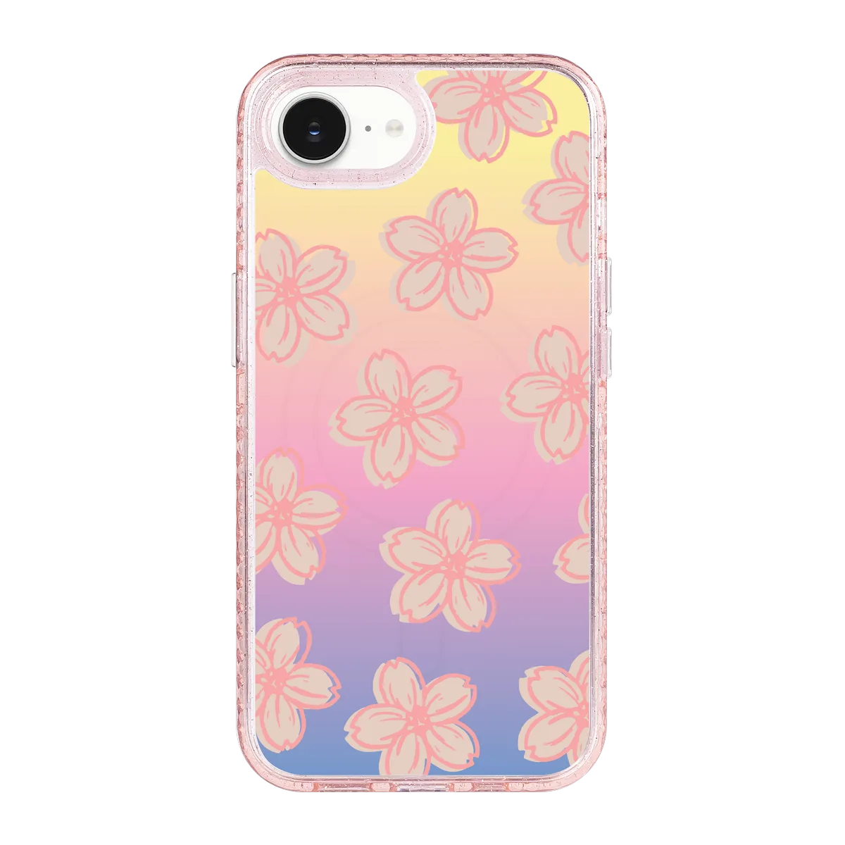 5138-iphone-16-e-golden-case-magsafe-compatible-pink-glitter