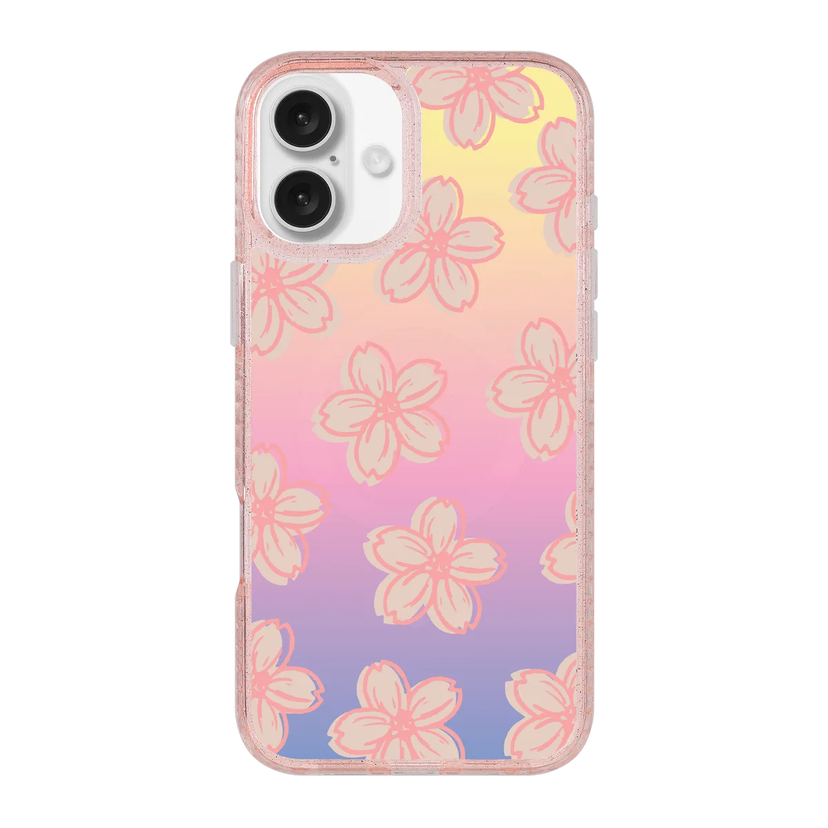 5138-iphone-16-plus-golden-case-magsafe-compatible-pink-glitter
