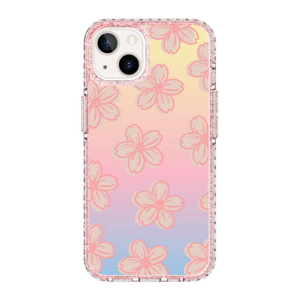 5139-iphone-13-golden-case-magsafe-compatible-pink-glitter