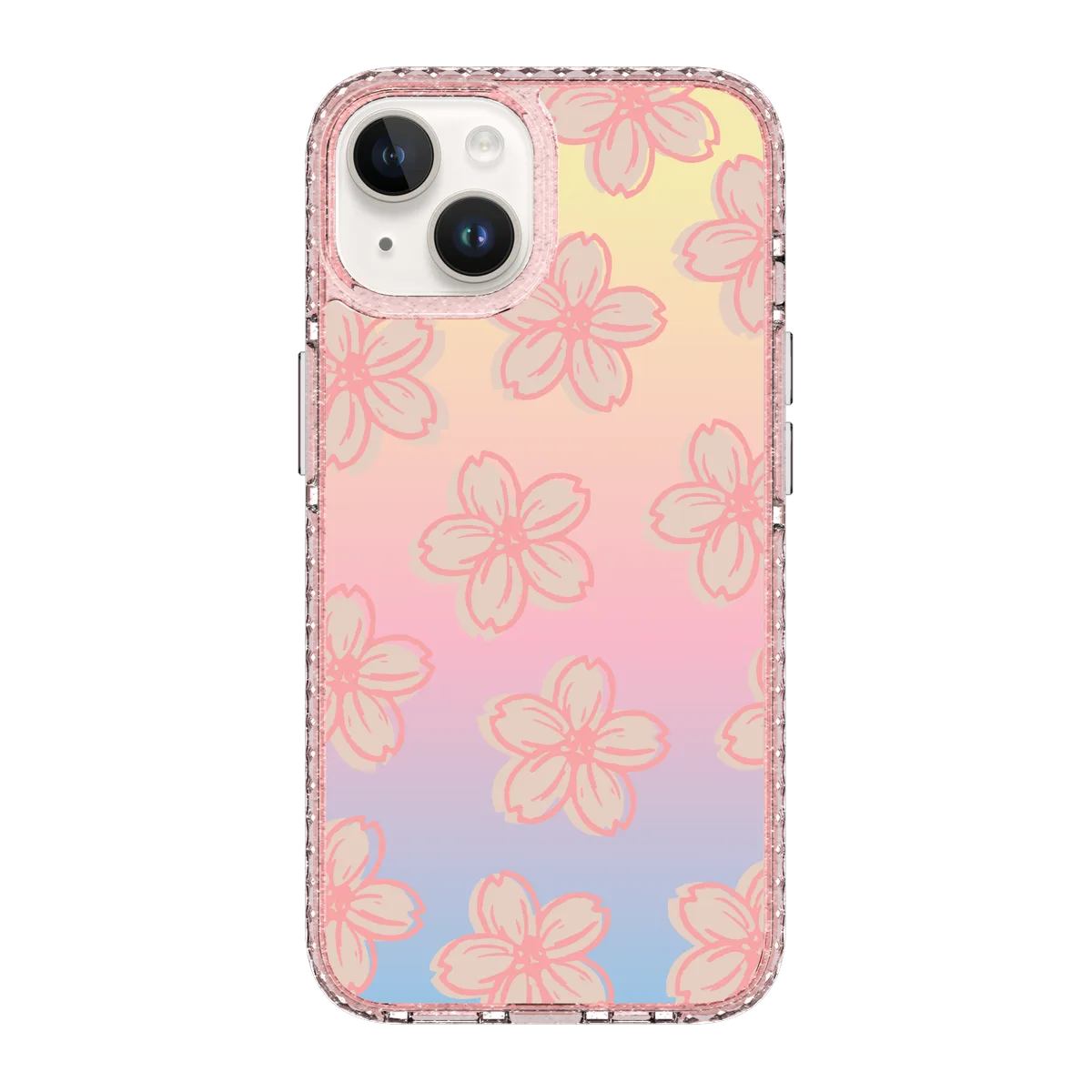 5139-iphone-14-golden-case-magsafe-compatible-pink-glitter