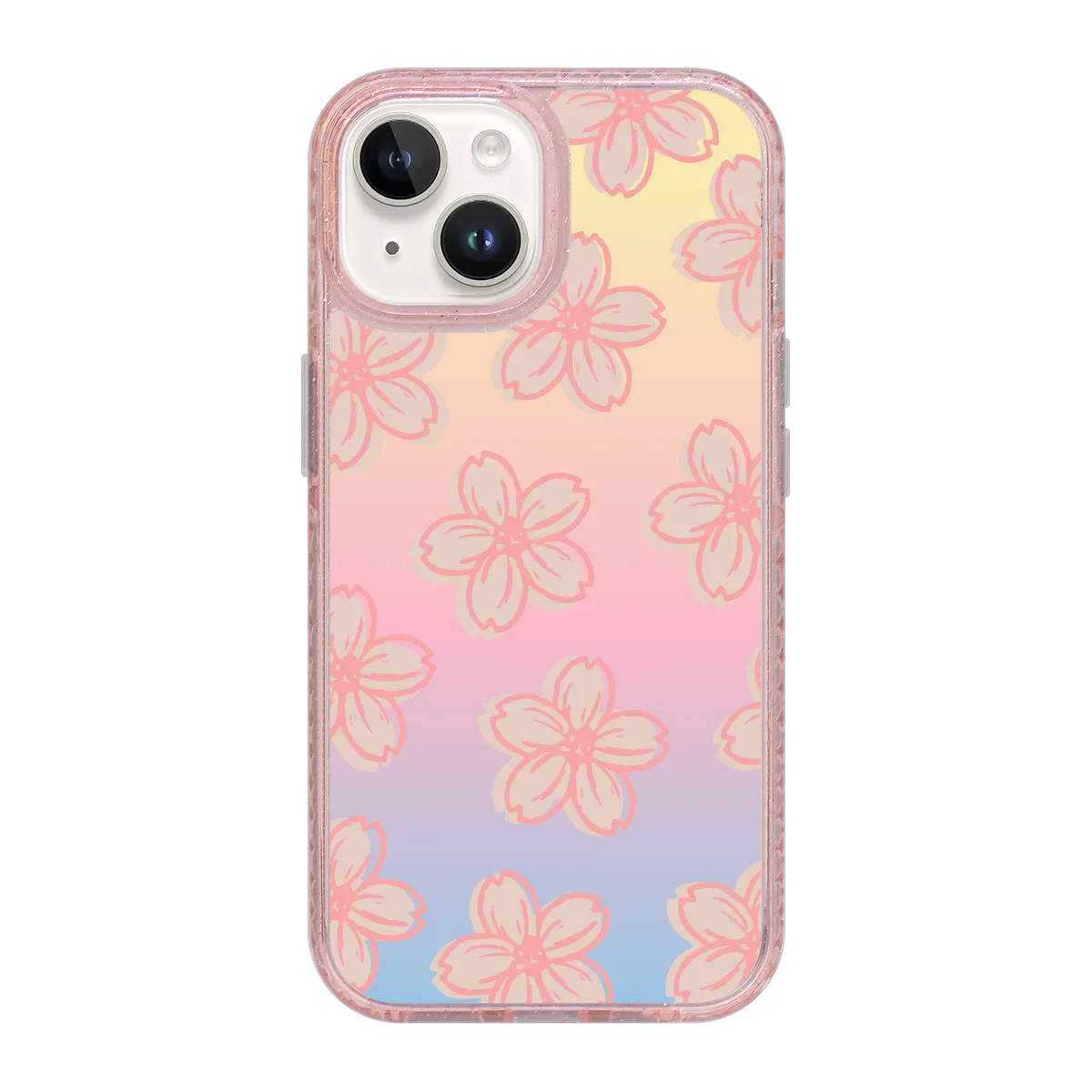 5139-iphone-15-golden-case-magsafe-compatible-pink-glitter