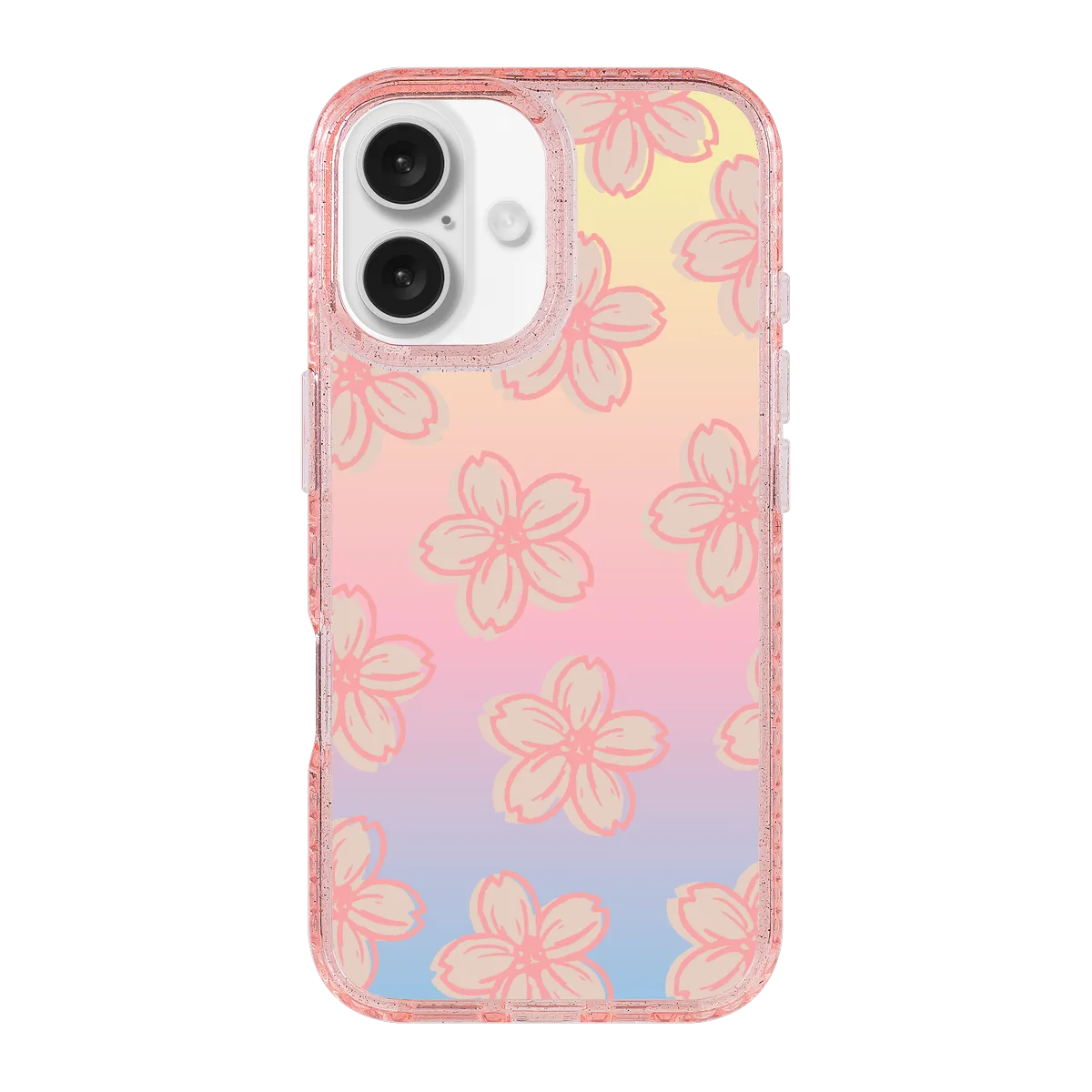 5139-iphone-16-golden-case-magsafe-compatible-pink-glitter