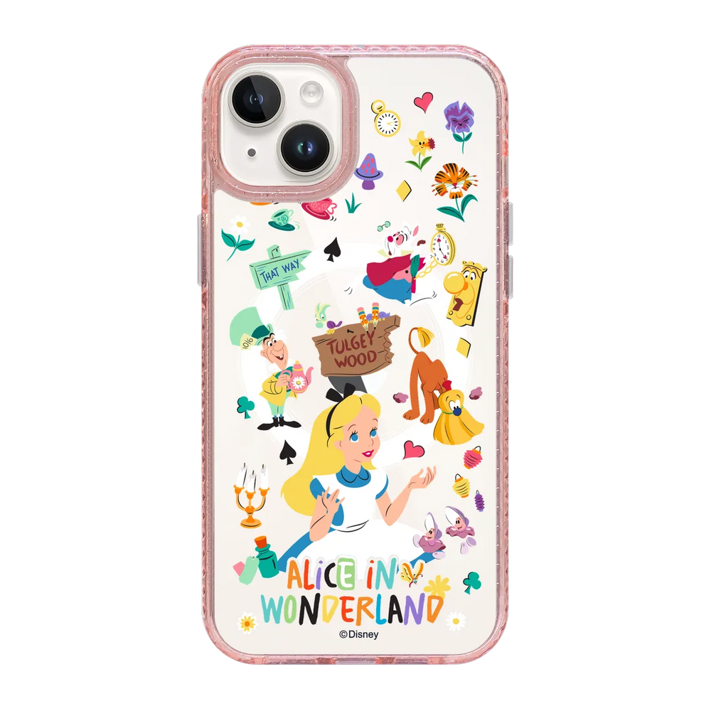 5984-iphone-15-plus-golden-case-magsafe-compatible-pink-glitter
