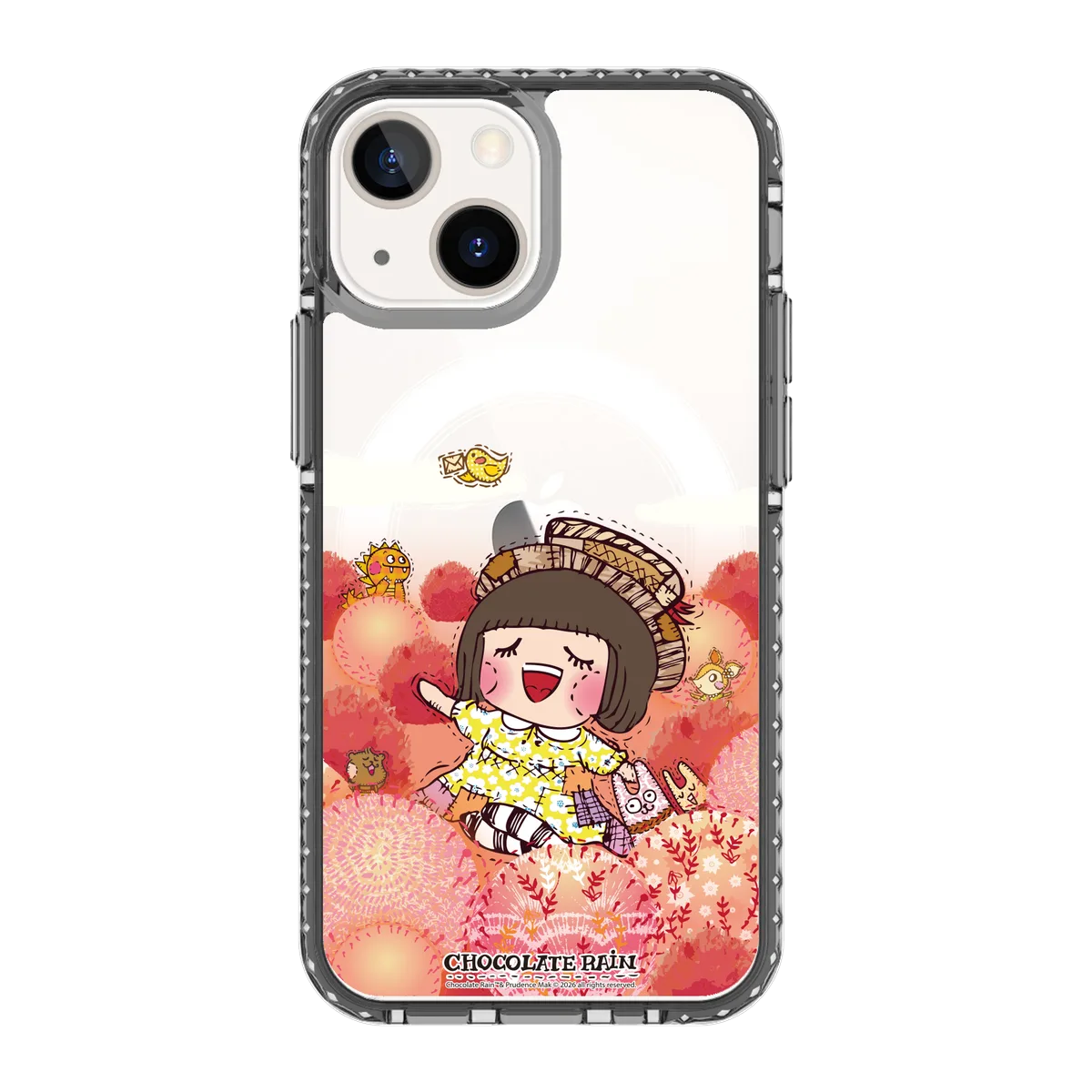 6236-iphone-13-mini-golden-case-magsafe-compatible-transparent-black