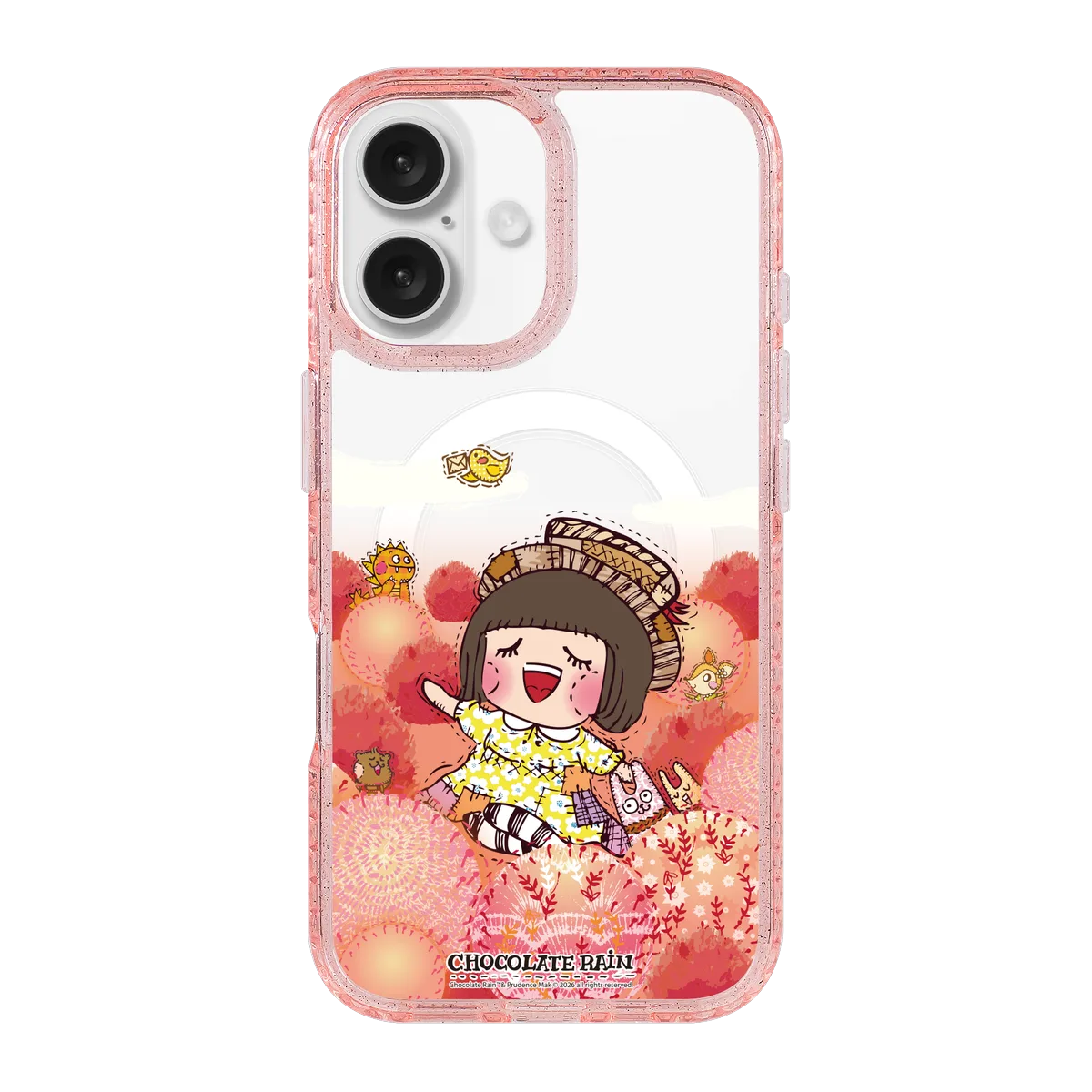 6236-iphone-16-golden-case-magsafe-compatible-pink-glitter