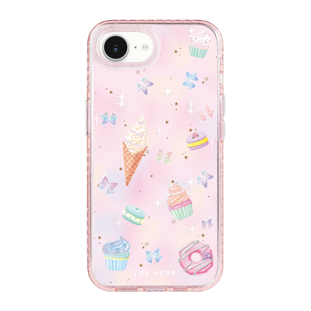 6288-iphone-16-e-golden-case-magsafe-compatible-pink-glitter