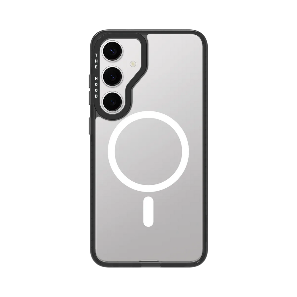 front-galaxy-s25-plus-goldensnap-case-magsafe-compatible-transparent-black