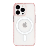 front-iphone-13-pro-golden-case-magsafe-compatible-pink-glitter